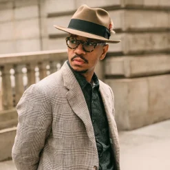 Stetson Temple Fedora Tawny Clearance