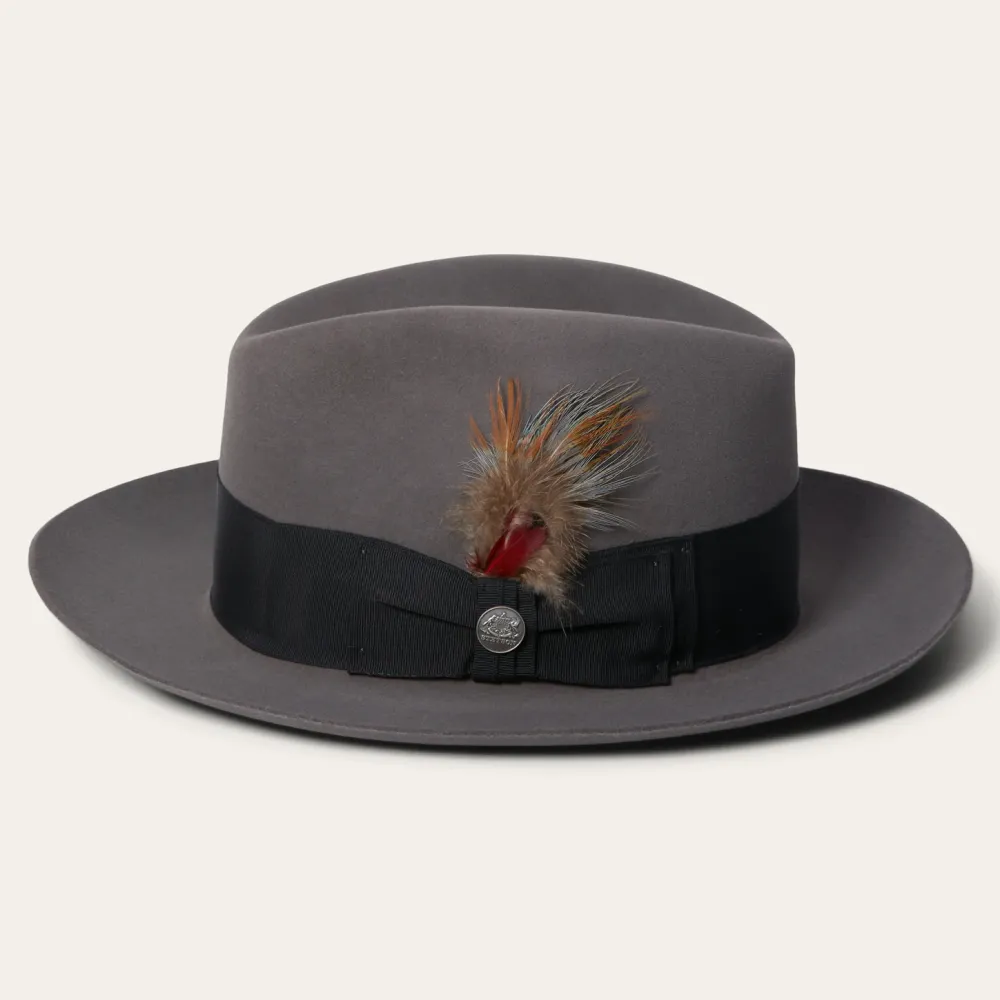 Stetson Temple Fedora Caribou Discount