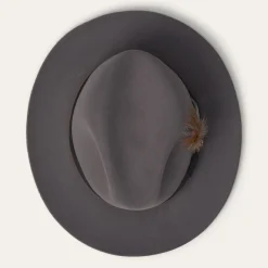 Stetson Temple Fedora Caribou Discount