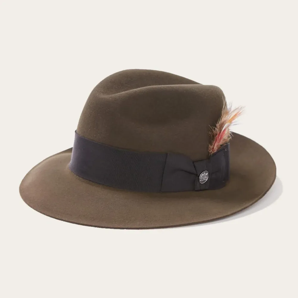 Stetson Temple Fedora Sage Hot
