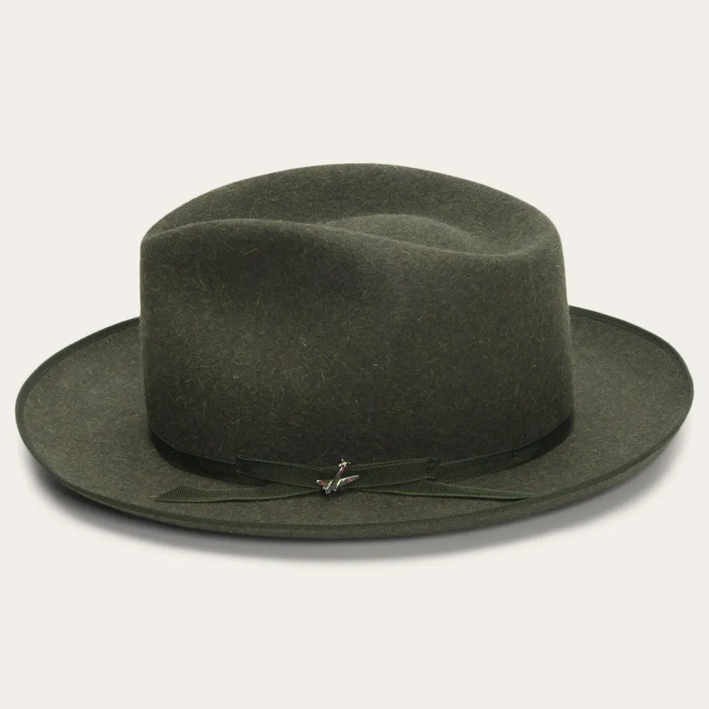 Stetson The Ultralight Stratoliner Fedora Olive Mix Sale