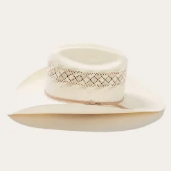 Stetson Thunder 10X Straw Cowboy Hat Ivory Gray Sale