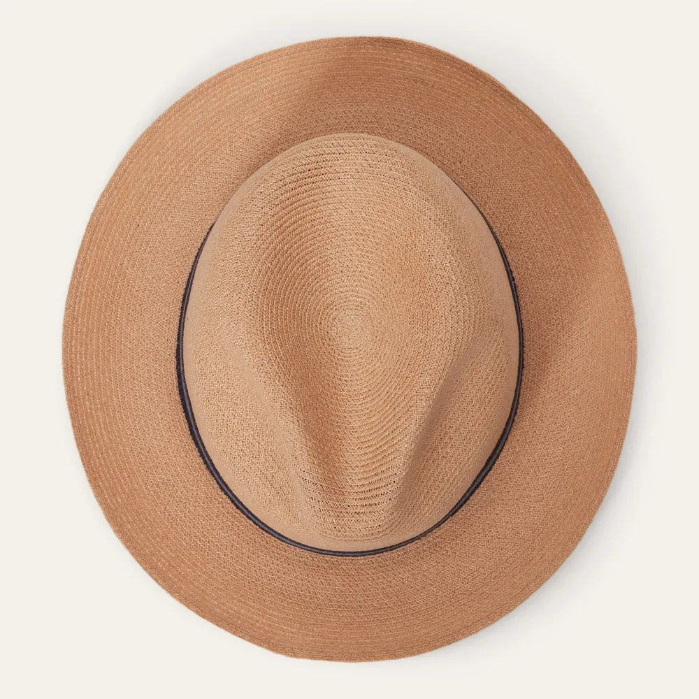 Stetson Triad Straw Fedora Turquoise Hot
