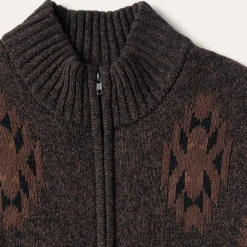 Stetson Vertical Aztec Cardigan Brown Sale