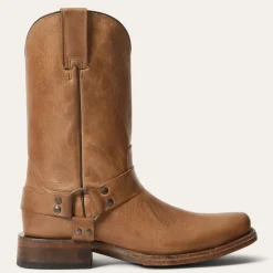 Stetson Vintage Harness Boots Tan Clearance