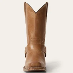 Stetson Vintage Harness Boots Tan Clearance