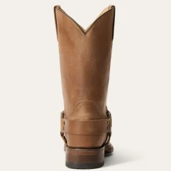 Stetson Vintage Harness Boots Tan Clearance