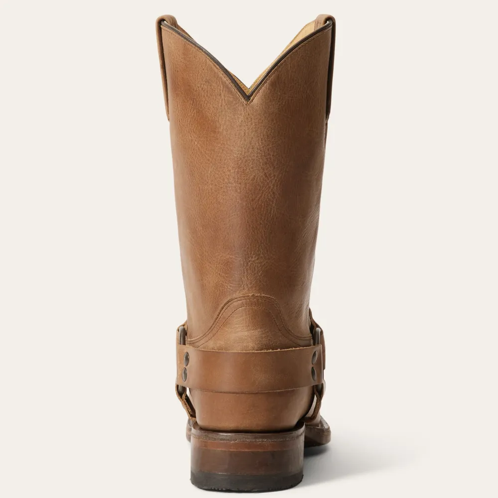 Stetson Vintage Harness Boots Tan Clearance