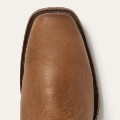 Stetson Vintage Harness Boots Tan Clearance