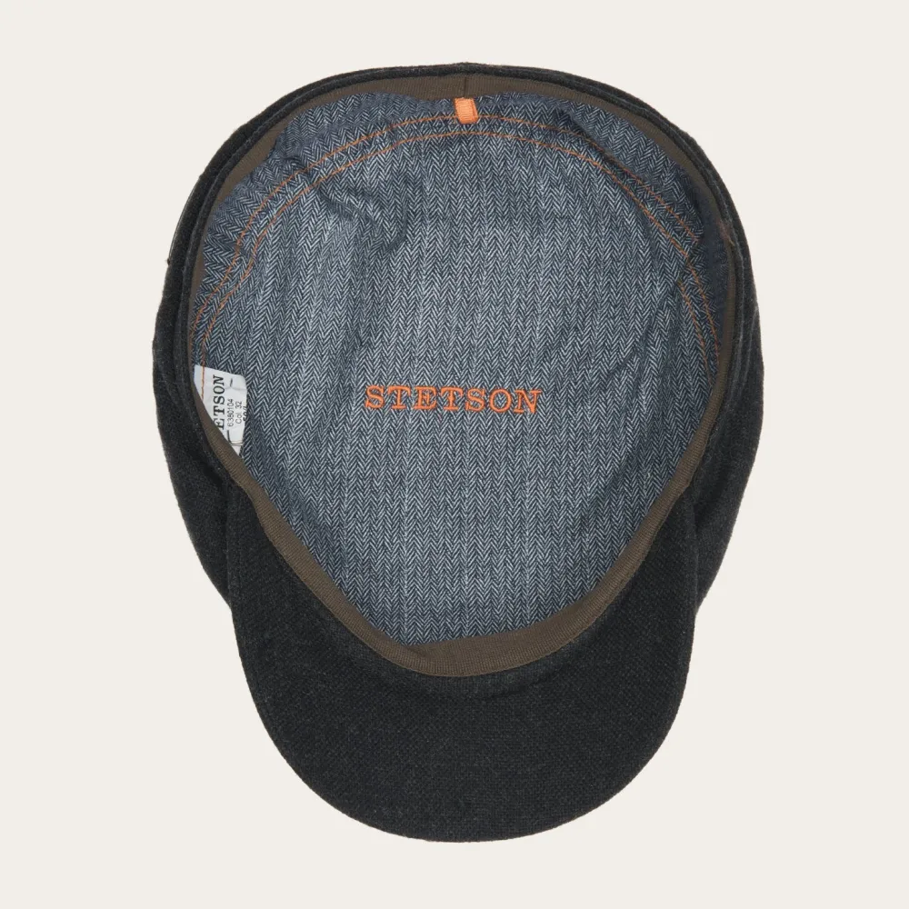 Stetson Virgin Wool Cashmere Driver Cap Grey Clearance