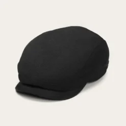 Stetson Virgin Wool  Cashmere Driver Cap Black