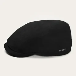 Stetson Virgin Wool Cashmere Driver Cap Black
