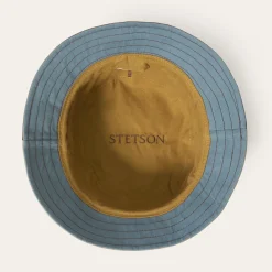 Stetson Waxed Cotton Bucket Hat Multi Discount