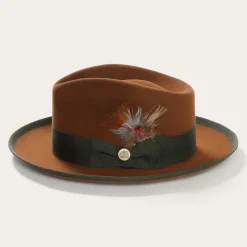 Stetson Whippet Fedora Cognac