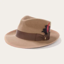 Stetson Whippet Wool Fedora Camel Sale