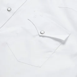 Stetson Pinpoint Oxford Western Shirt White Discount