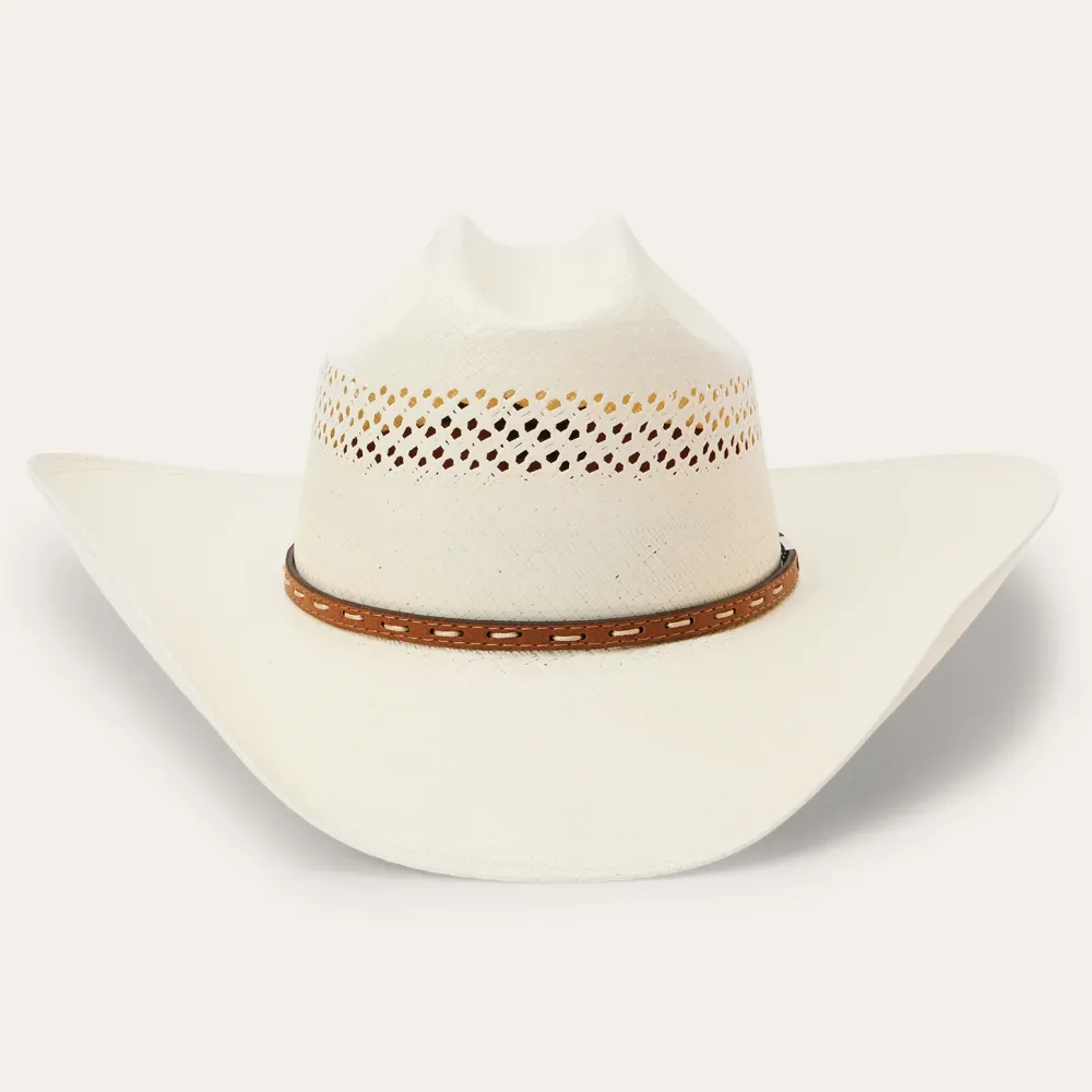 Stetson Williston 8X Straw Cowboy Hat Natural New