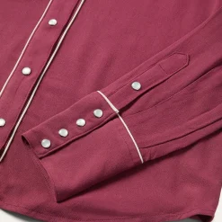 Stetson Classic Western Snap Blouse Wine Online