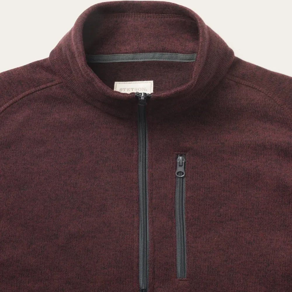 Stetson Knit Pullover Wine Hot