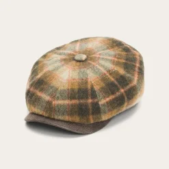 Stetson Wool Check Hatteras Blue/Grey Check Hot
