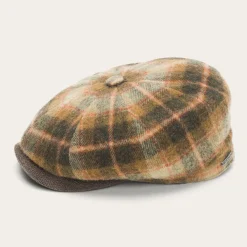 Stetson Wool Check Hatteras Blue/Grey Check Hot