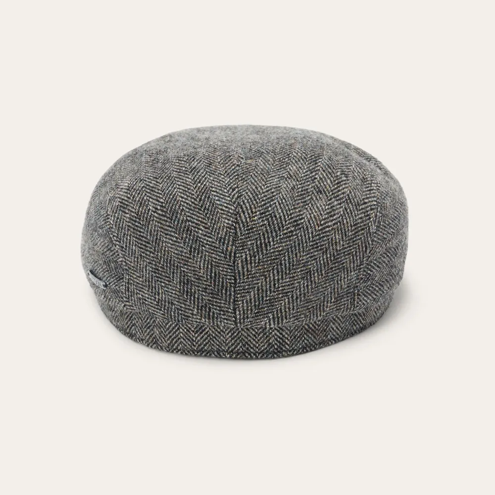 Stetson Wool Herringbone Driver Cap Anthra Melange Herringbone Online