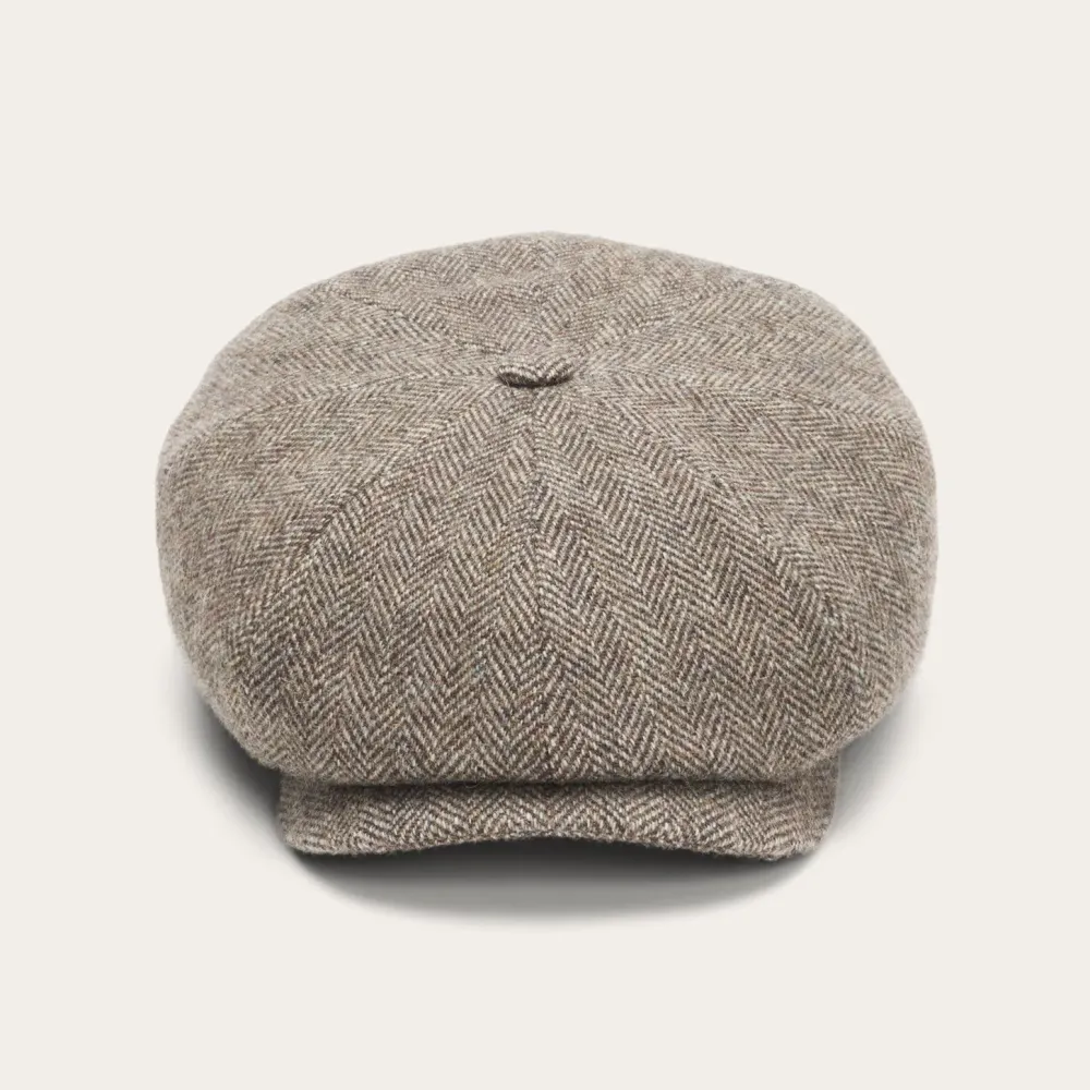 Stetson Wool Herringbone Hatteras Grey Herringbone Outlet